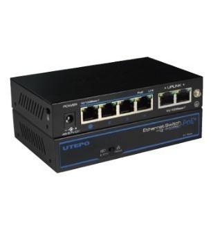 SWITCH POE UTEPO - 4 PTOS POE - 2 PTOS UPLINK | SW04-TP60